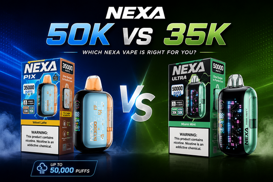 Nexa 50K vs Nexa 35K: Which Disposable Vape Should You Choose?