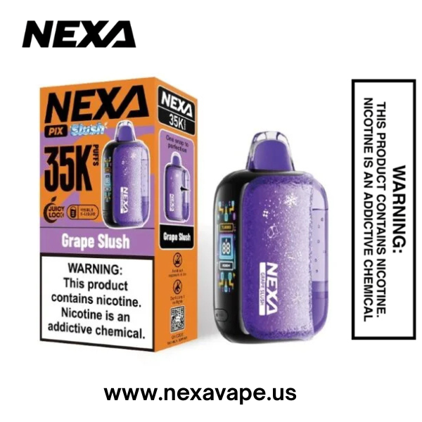 Grape Slush Nexa Pix 35K Puffs Disposable Vape
