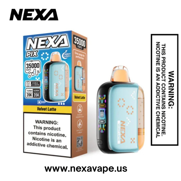 Velvet Latte Nexa Pix 35K Puffs Disposable Vape