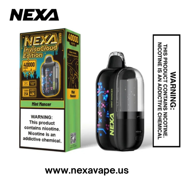 Mint Mancer Nexa Ultra 50,000 Puffs Invisa Cloud Edition Disposable
