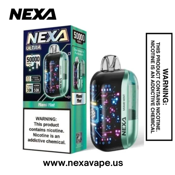 Miami Mint Nexa Ultra 50k Puffs Disposable Vape