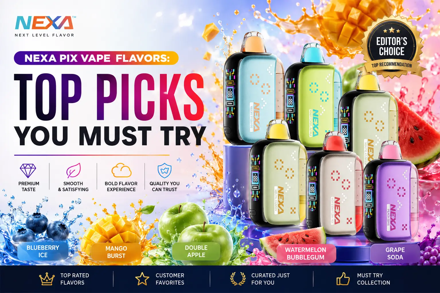 Nexa Pix Vape Flavors: Top Picks You Must Try