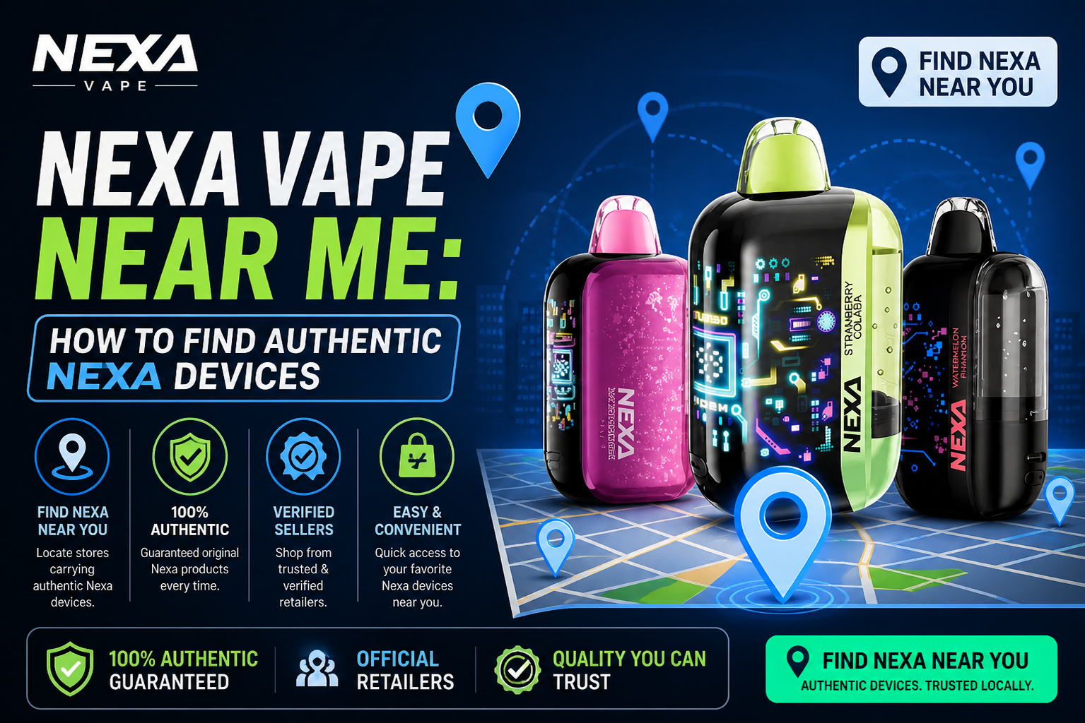 Nexa Vape Near Me: How to Find Authentic Nexa Devices