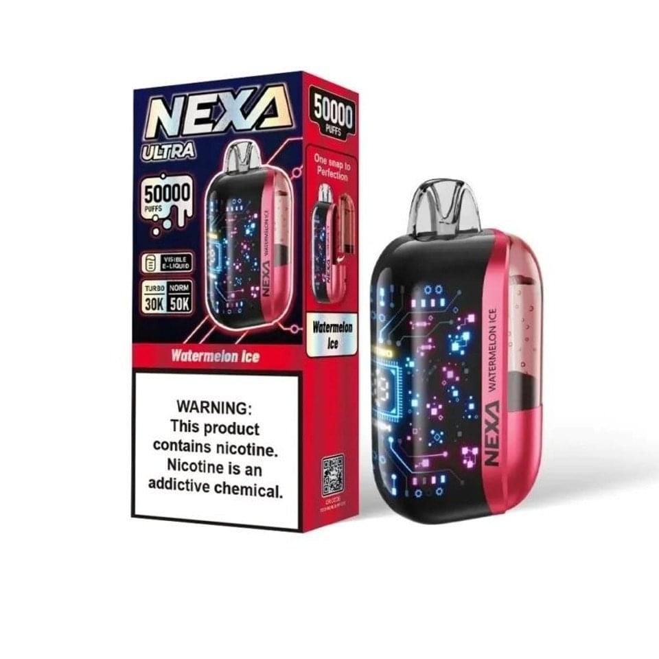 Watermelon Ice Nexa Ultra 50,000 Puffs Disposable Vape 1 Watermelon Ice Nexa Ultra