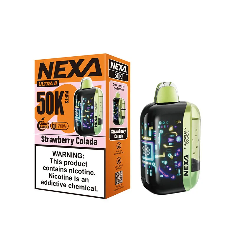 Strawberry Colada Nexa Ultra Ii 50K Puffs Disposable Vape 1 Strawberry Colada Nexa Ultra Ii 50K